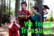 Pirate Barrrt and the Treasure Chest (Part 1) - Backyard Toy Treasures