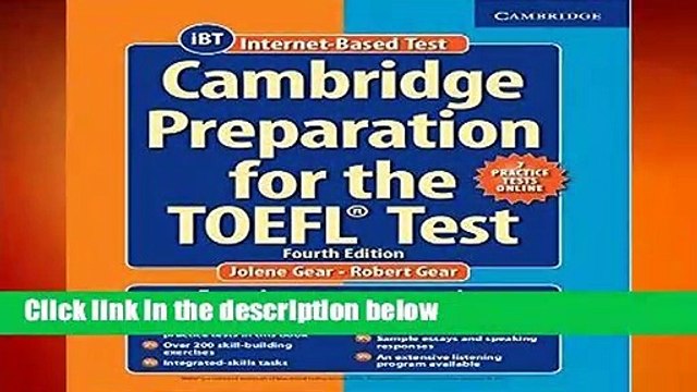 Cambridge Preparation for the TOEFL Test Book with Online Practice Tests