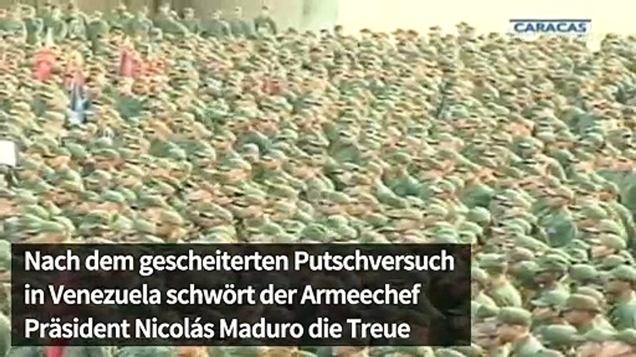 Venezuela: Armeechef schwört Maduro die Treue