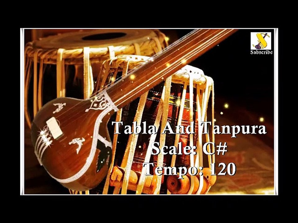 Tabla Teen Tala 120 bpm with Tanpura C Scale video Dailymotion