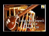 Tabla Teen Tala 120 bpm with Tanpura C# Scale