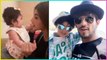 Mouni Roy, Karanvir Bohra, Arjun Bijlani, Shweta Tiwari Cute Moments With Babies