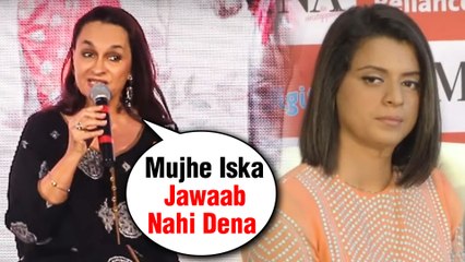 Soni Razdan REFUSES To REACT On Rangoli Chandel's Insulting TWEETS