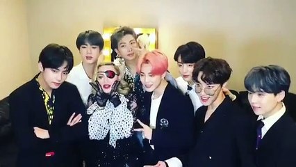 BTS Madonna BBMAs 2019
