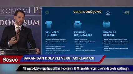 ‘Dolaylı vergiler azalacak’ dedi 22 gün sonra vergi arttı