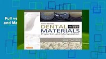 Full version  Dental Materials: Properties and Manipulation, 10e  Review