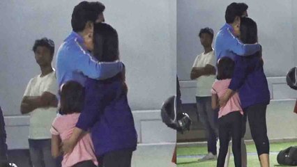 Aishwarya Rai Bachchan, Aaradhya & Abhishek Bachchan’s family hug during football match | FilmiBeat