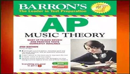 Ap Music Theory (Barron s Ap Music Theory)  For Kindle