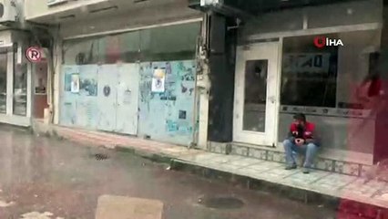 Bursa’da fındık büyüklüğünde dolu yağdı