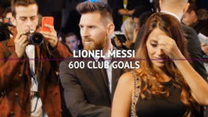 Messi's 600 - the stats