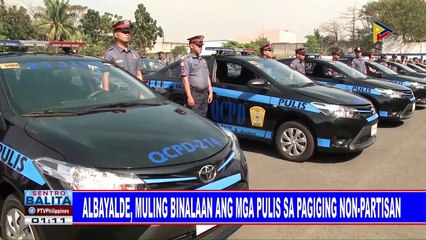 Albayalde, muling binalaan ang mga pulis sa pagiging non-partisan