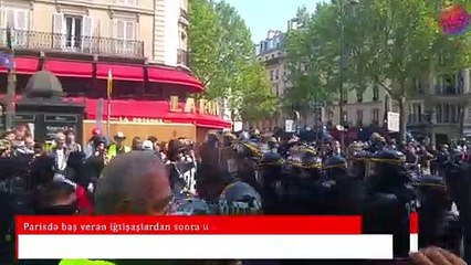 Parisdə baş verən iğtişaşlardan sonra ümumilikdə 380 nəfər saxlanılıb