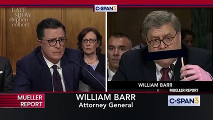 Stephen Colbert's Hilarious Spoof Cross-Examination Of William Barr