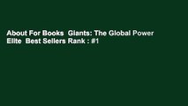 About For Books  Giants: The Global Power Elite  Best Sellers Rank : #1