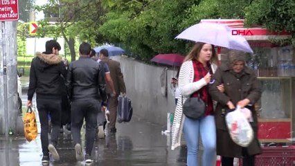 İstanbul'da Yağmur Etkili Oluyor