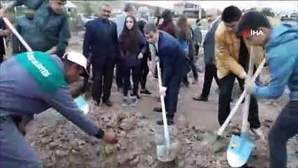 Gölbaşılı Ressam anısına fidan dikildi