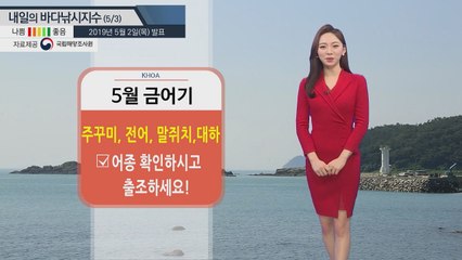 [내일의 바다낚시지수]5월3일 날씨 파도 수온 풍속 안정적 완연한 봄 낚시하기 좋은 날   / YTN
