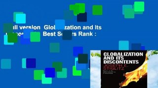 Full version  Globalization and Its Discontents  Best Sellers Rank : #1