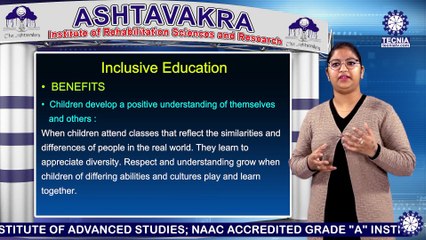 Ms. Gangotri |   Inclusive Education| AIRSR | TECNIA TV