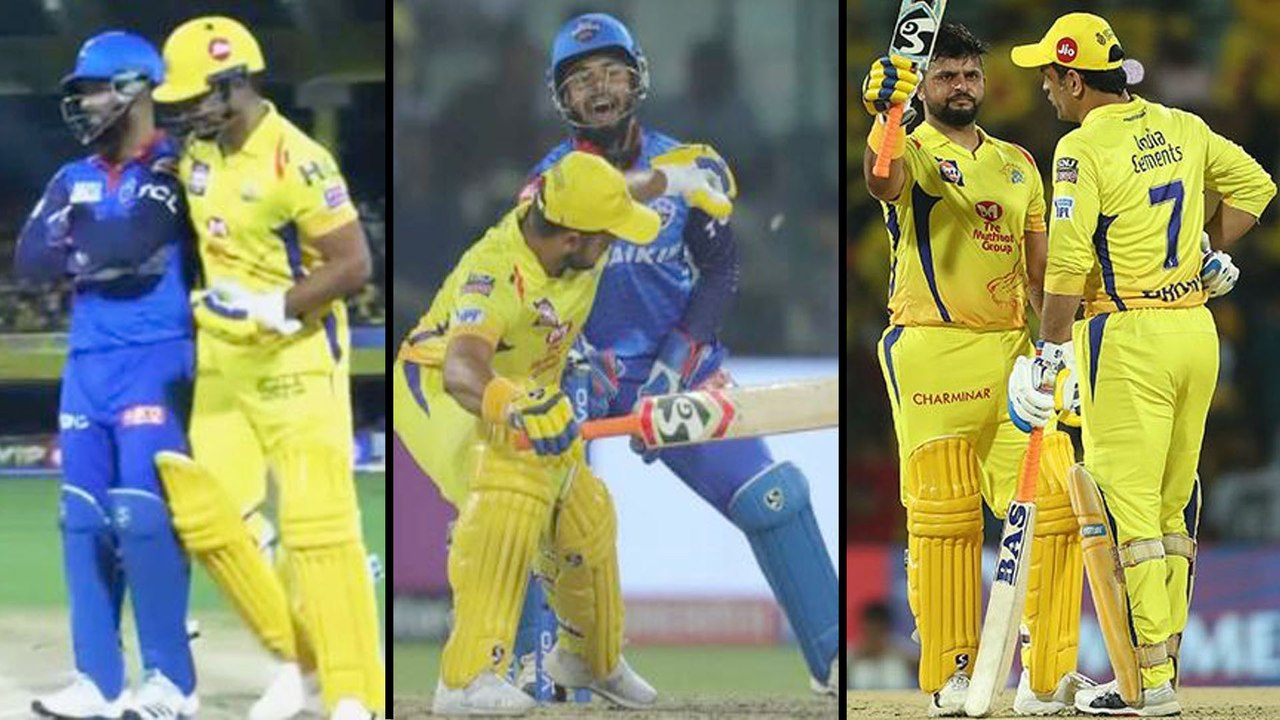 IPL 2019 : Rishabh Pant Stops Suresh Raina From Taking Strike ! || Oneindia Telugu