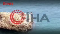 Antalya'da akılalmaz olay! Denizde kelepçeli ölüm oyunu