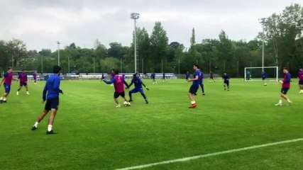 Entrenamiento del Real Oviedo (02/05/2019)