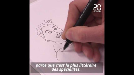 Quatre profils stéréotypés de l'interne en psychiatrie dessinés par la bédéaste Claire Le Men