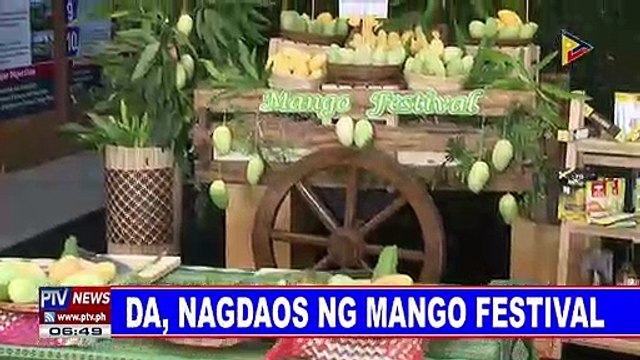 DA, nagdaos ng Mango Festival