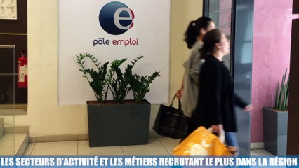 Les secteurs d'activité et les métiers recrutant le plus dans la région