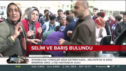 Rize'de kaybolan Selim ve Barış bulundu