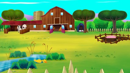 La Petite Poule Rousse |  dessin animé en français avec Les