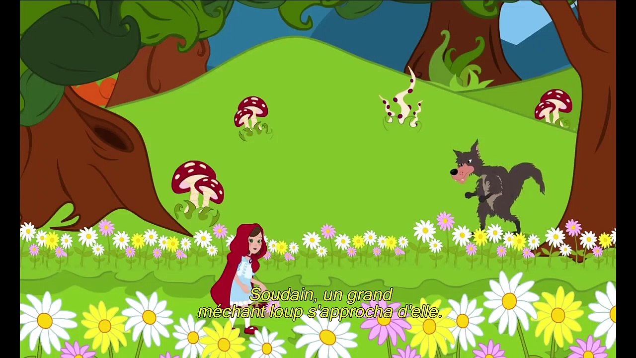 Le Petit Chaperon Rouge | 1 Conte + 3 comptines et chansons  - dessins animés en français