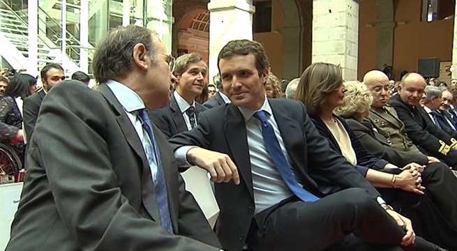 Casado acude a los actos del Día de la Comunidad de Madrid