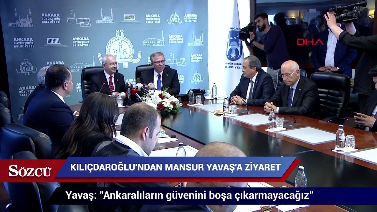 Kılıçdaroğlu’ndan Mansur Yavaş’a ziyaret