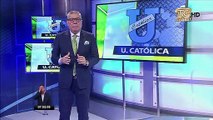 Llegada de U. Católica luego de su clasificación en la Copa Sudamericana