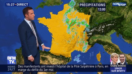 La météo pour ce vendredi 3 mai 2019