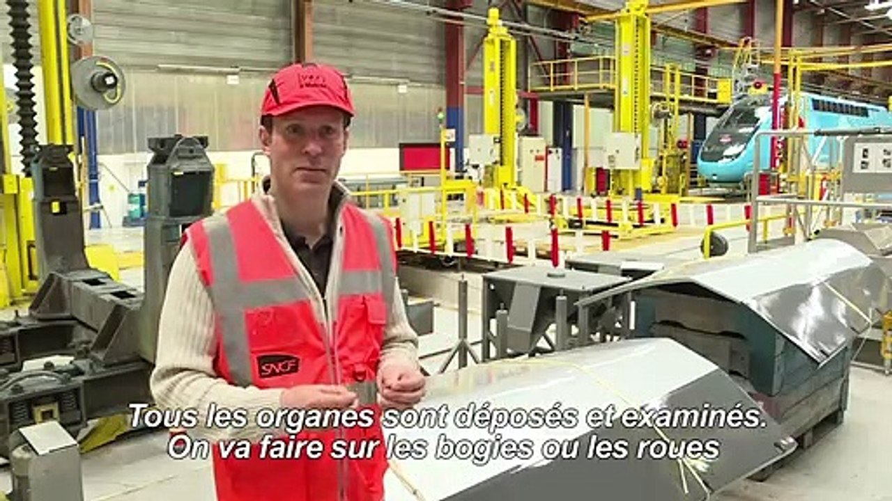 Dans ses ateliers, la SNCF fait du neuf avec des vieux TGV