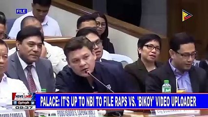 Palace: It's up to NBI to file raps vs 'Bikoy' video uploader