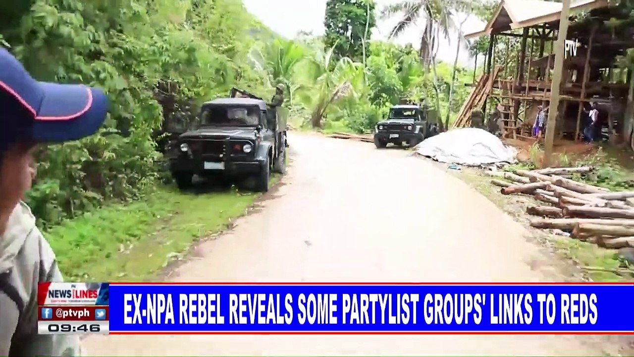 Ex-NPA rebel reveals some partylist groups' links to Reds