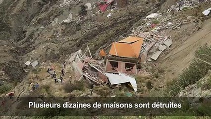 Bolivie: important glissement de terrain près de La Paz