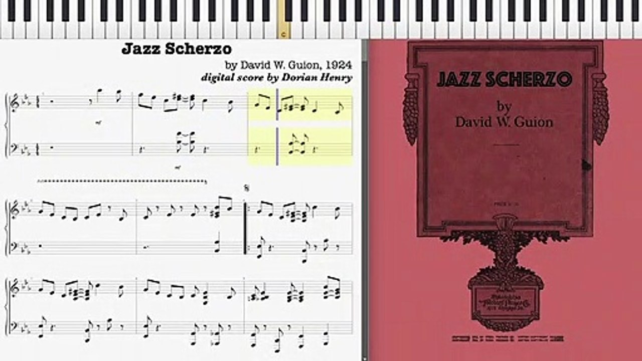 Jazz Scherzo (piano solo, 1924)
