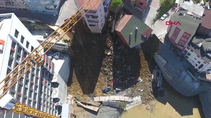 Kağıthane'de Hasarlı Binaların Yıkımına Başlandı 2
