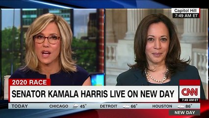 Kamala Harris Responds To President Trump Calling Her 'Nasty'