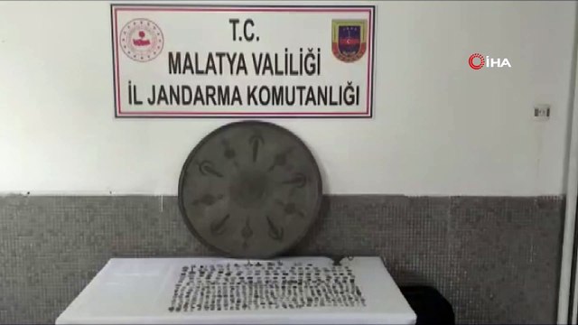 Malatya’da Frig, Roma, Bizans dönemlerine ait 5 milyon TL değerinde tarihi eser ele geçirildi