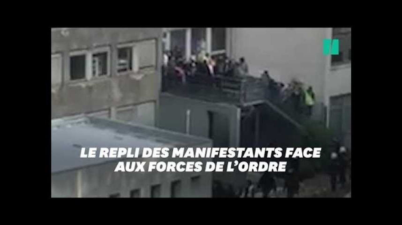 1er mai : les images des manifestants se repliant vers la Pitié-Salpêtrière