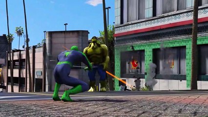 BIG HULK VS GREEN SPIDERMAN - THE INCREDIBLE HULK VS GREEN SPIDER-MAN (2002)