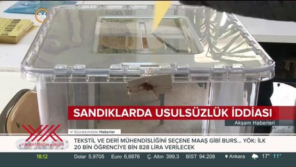 İstanbul'da sandıklarda usulsüzlük