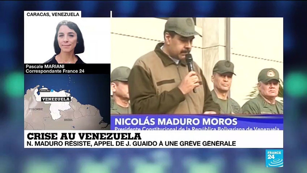 Dans son discours, Maduro appelle les soldats à la "loyauté toujours, trahison jamais!"