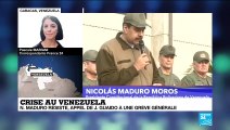 Dans son discours, Maduro appelle les soldats à la 