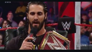 Seth Rollins and AJ Styles make their Universal Title Match official  Raw, April 29, 2019